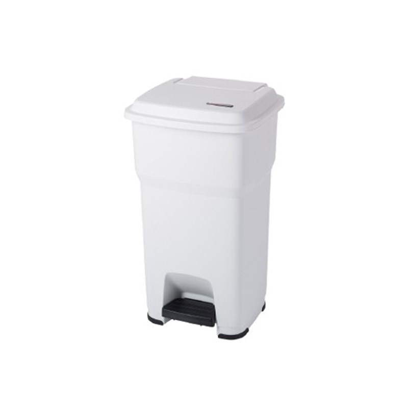 PAPELERA CON PEDAL DOVER 60L BLANCO