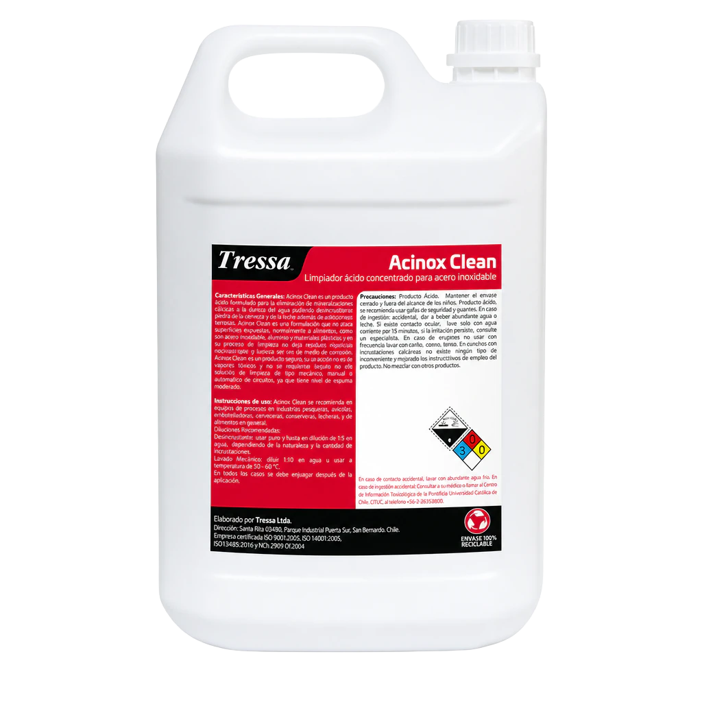 ACINOX CLEAN, desincrustantes ácidos, Tressa