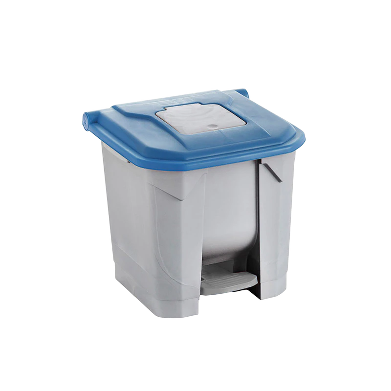 PAPELERA CON PEDAL Y CUBO INTERIOR 30 Lt. AZUL, papeleros y basureros, Maya